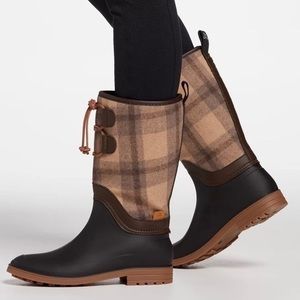 Alpine Design x Kamik Womens Waterproof Tan Plaid Flannel Hazel Winter Boots 10